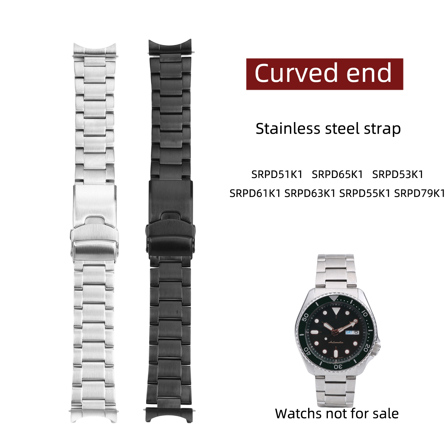 Seiko Watch 5 Sports - For Seiko 5 Sports SRPD51K1 SRPD65K1