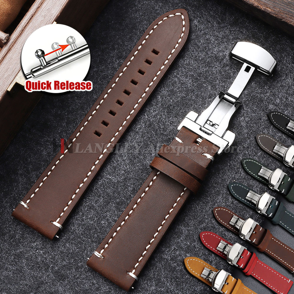 Genuine Calfskin Watch Band fo - đánh giá và giá Omega Watch Speedmaster