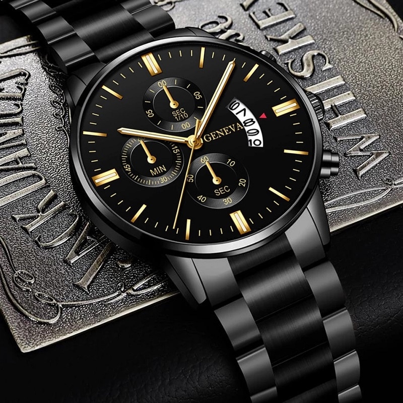 Fashion Men Black Stainless St - đánh giá và giá Seiko Watch 5 Sports
