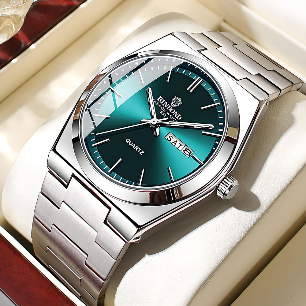 BINBOND Genuine Men Watch Ligh - đánh giá và giá Seiko Watch 5 Sports