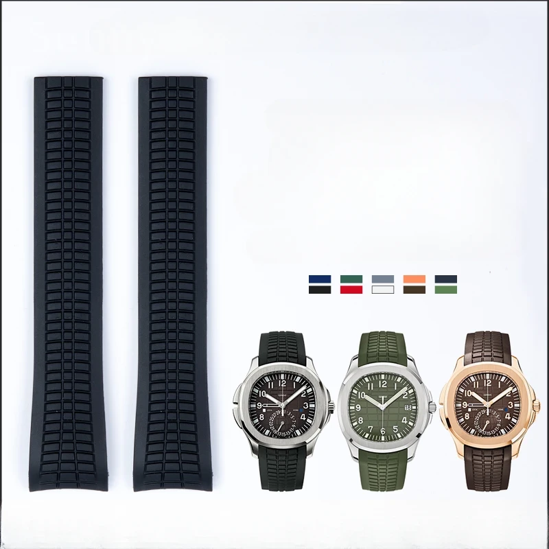Imported 21mm Sweatproof Silic - đánh giá và giá Patek Philippe Watch Aquanaut