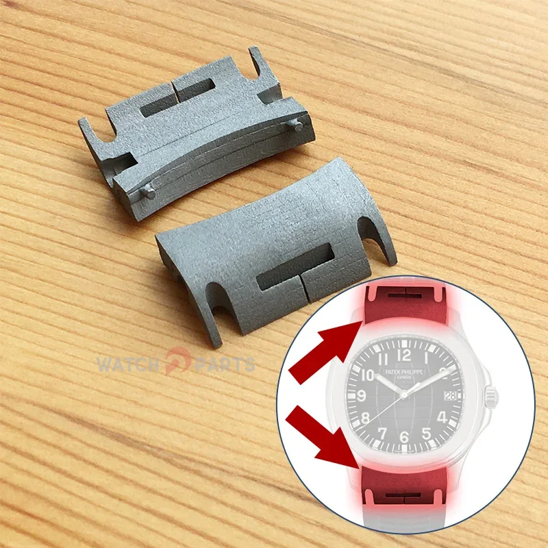 Strap Metallic Inserts Inside  - đánh giá và giá Patek Philippe Watch Aquanaut