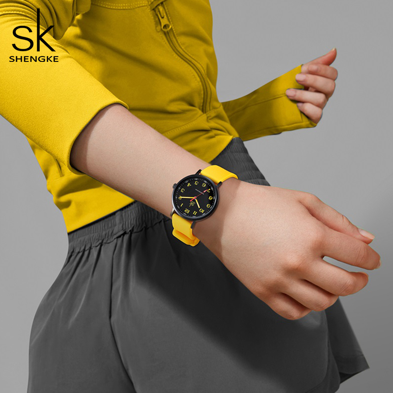 SHENGKE Women Fashion Silicone - đánh giá và giá Silicone Band Women
