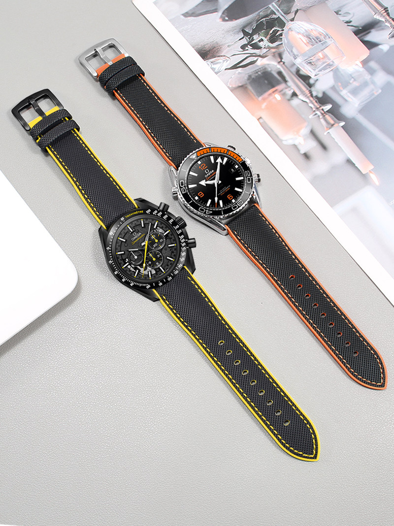Nylon Textured Watch Strap Sui - đánh giá và giá Omega Watch Speedmaster