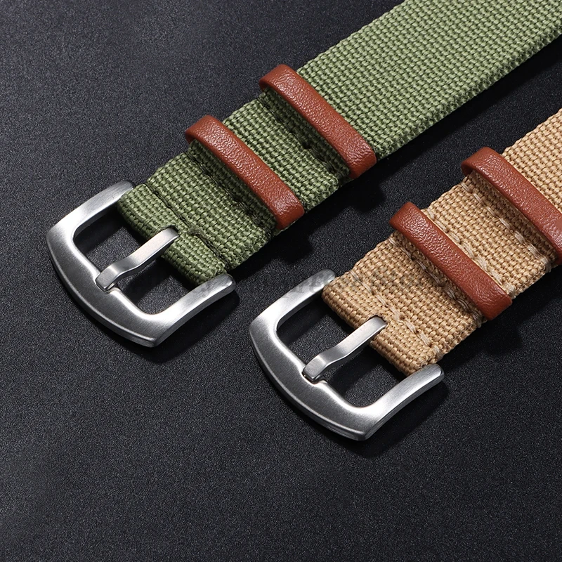 20mm 22mm Canvas Nylon Patch L - đánh giá và giá Nato Strap Nylon