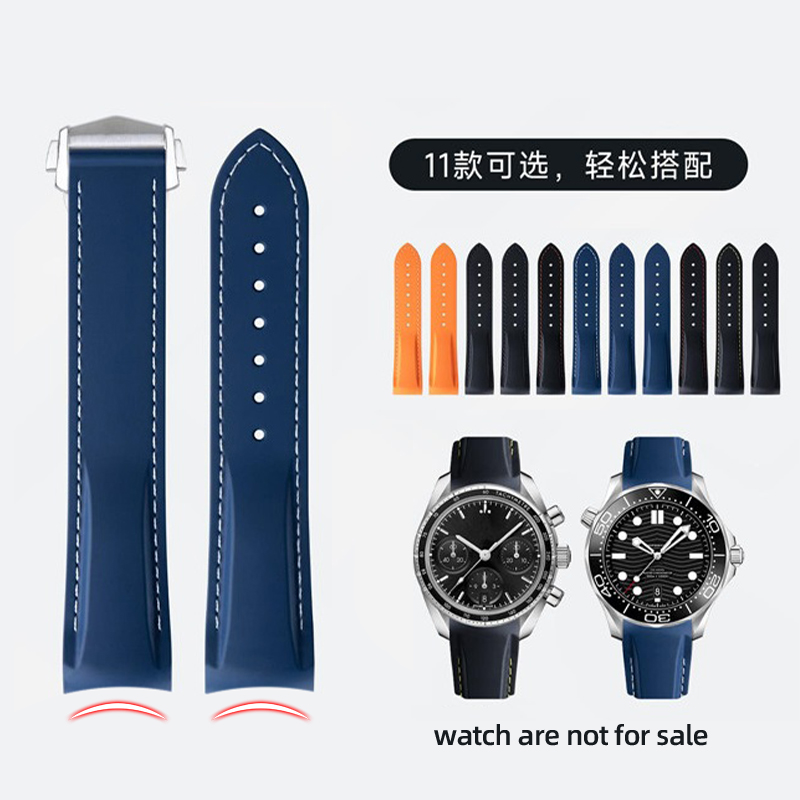 Curved End Rubber Silicone Wat - đánh giá và giá Omega Watch Speedmaster