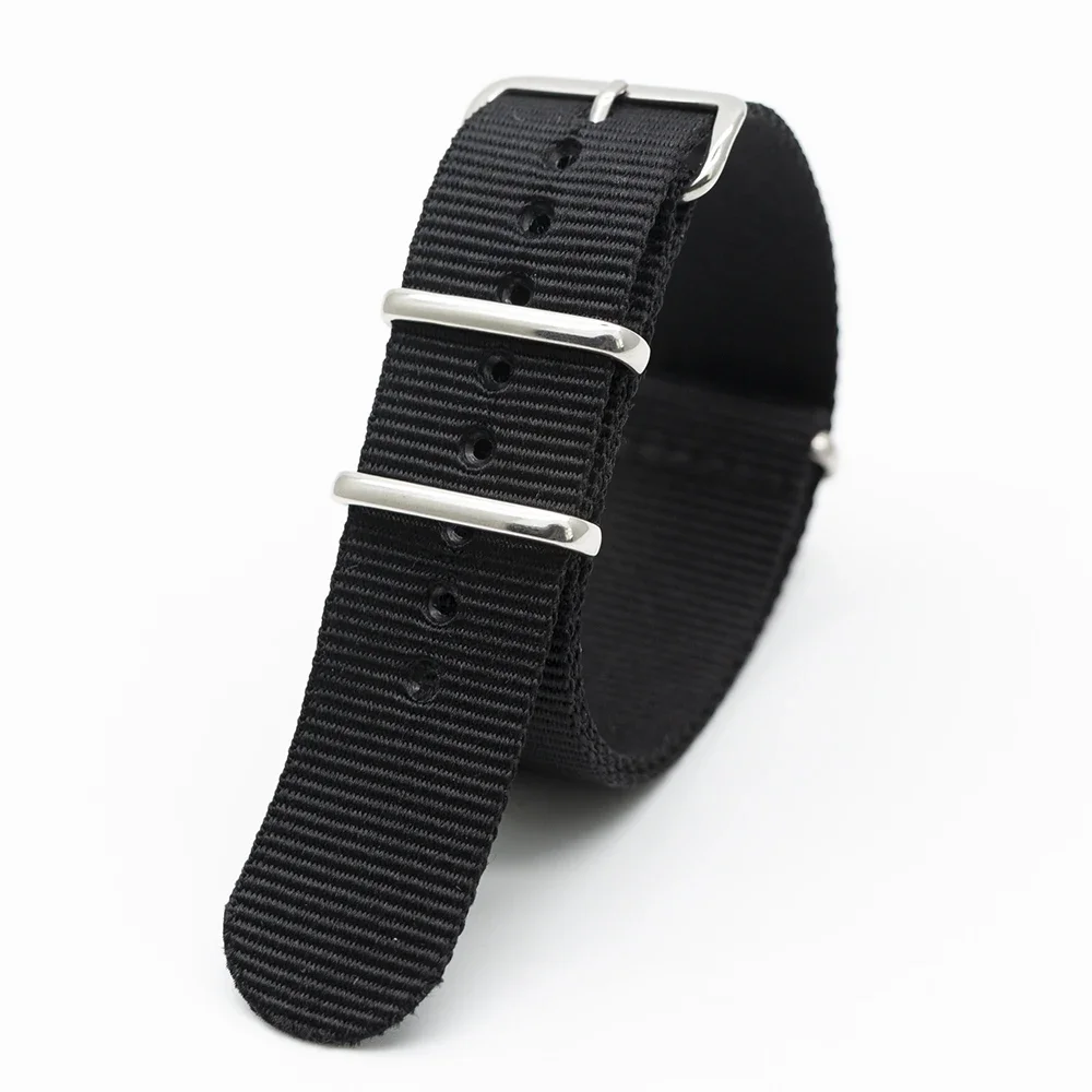 Black Nylon Watch Band For Mec - đánh giá và giá Nato Strap Nylon