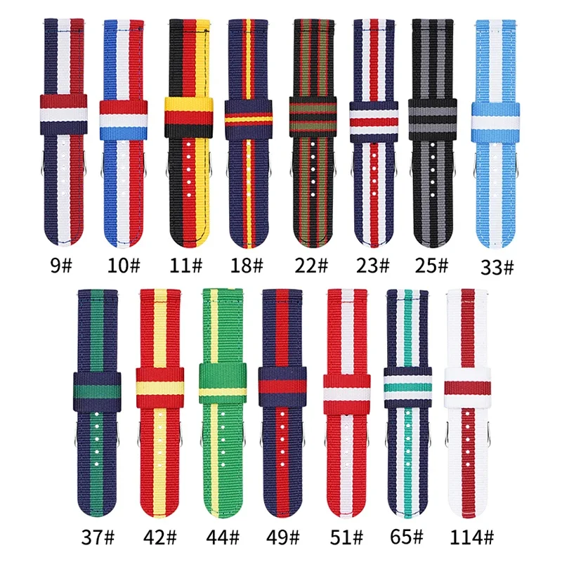 20mm 22mm Woven Nylon Strap fo - đánh giá và giá Nato Strap Nylon
