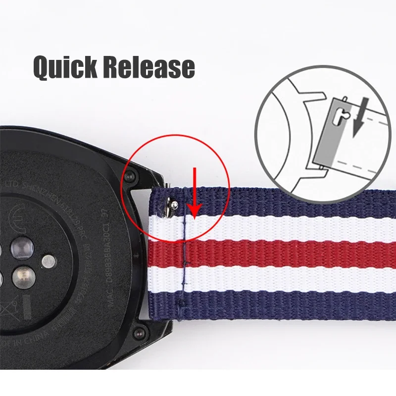 20mm 22mm Woven Nylon Strap fo - đánh giá và giá Nato Strap Nylon