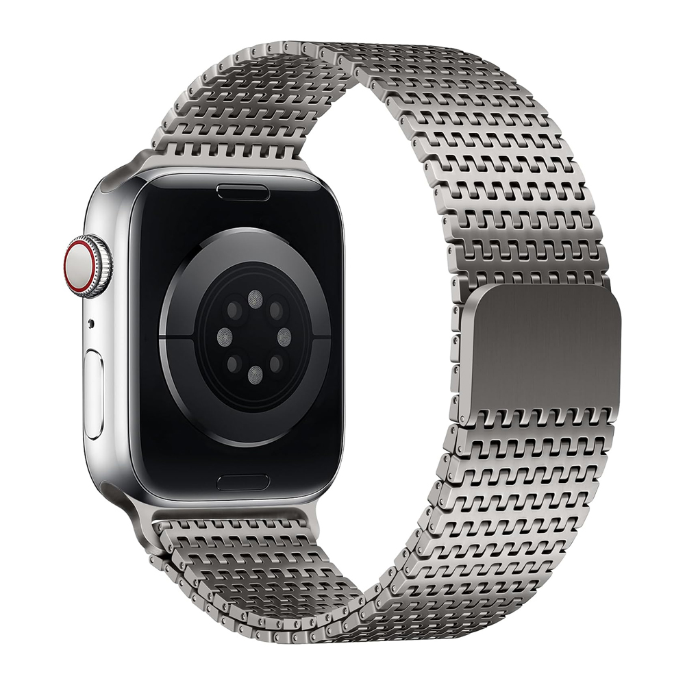Titanium loop strap for Apple  - đánh giá và giá Milanese Loop Magnetic