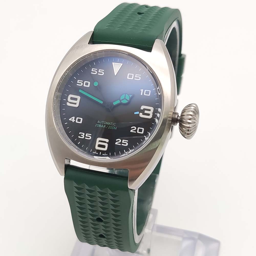 Fashion 36MM Self-Winding Move - đánh giá và giá Rubber Strap Diver