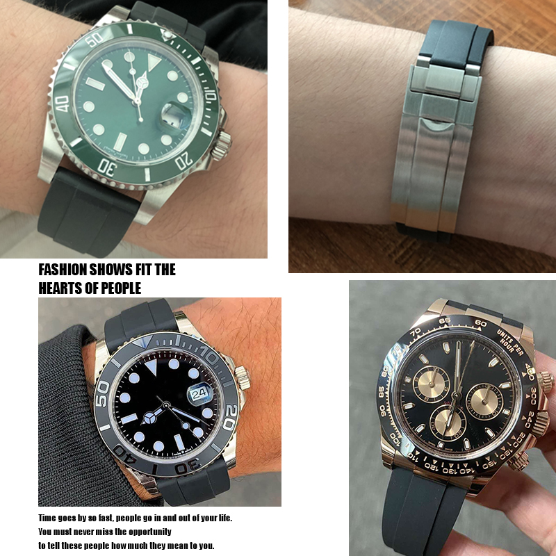 Cao Su Dây 18Mm 20Mm 21Mm 19Mm - đánh giá và giá Rolex Watch Submariner