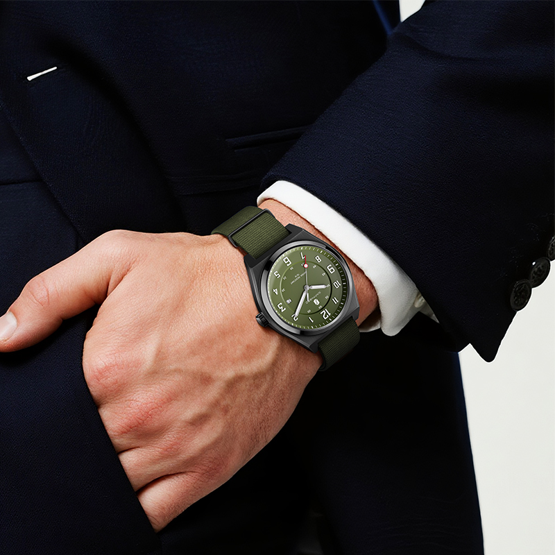 SAPPHERO Men's Sports Quartz W - đánh giá và giá Tropic Strap Vintage