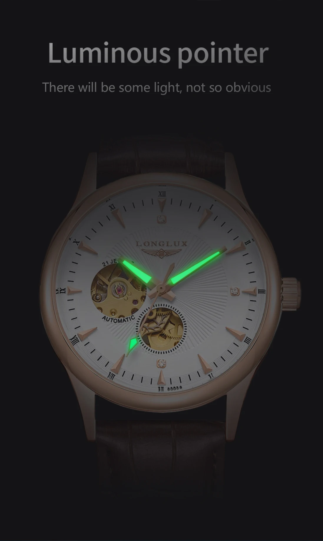 LONGLUX Automatic Watch Elegan - đánh giá và giá Seiko Watch 5 Sports