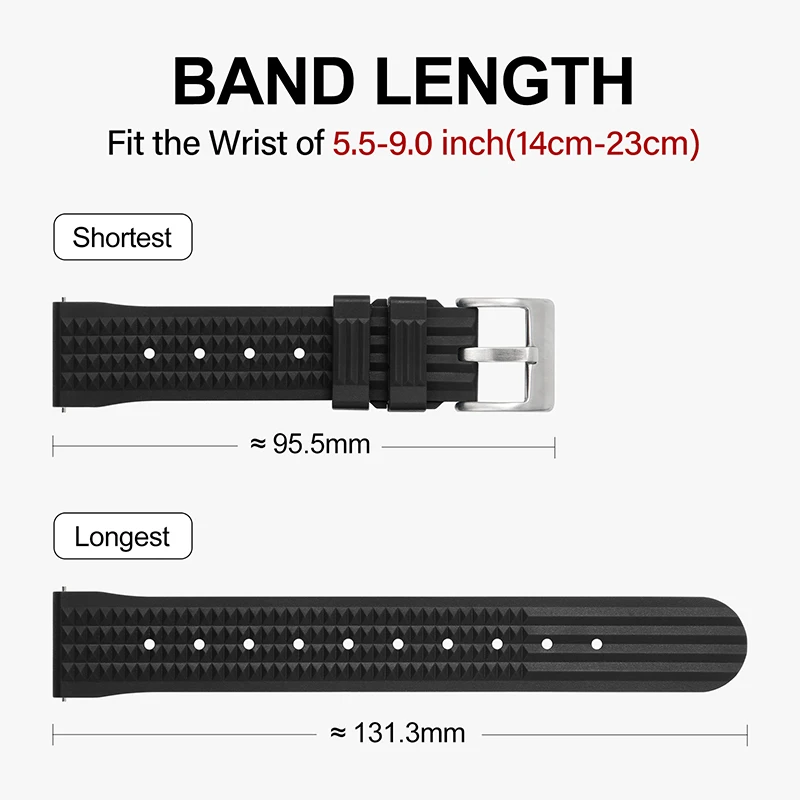 Militado 20mm Rubber Waffle Wa - đánh giá và giá Nato Strap Nylon