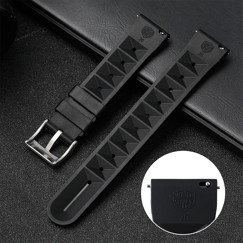Militado 20mm Rubber Waffle Wa - đánh giá và giá Nato Strap Nylon