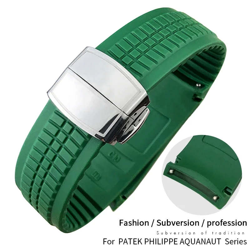 High Quality RubberWatchband f - đánh giá và giá Patek Philippe Watch Aquanaut